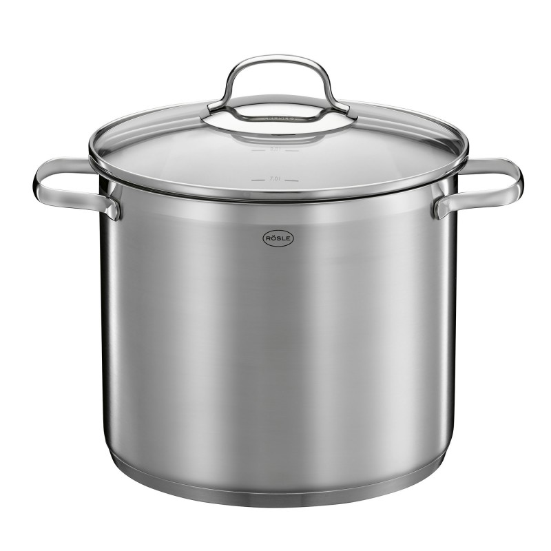 Rösle Maxi marmite ø 28 cm / 12 l avec couvercle en verre